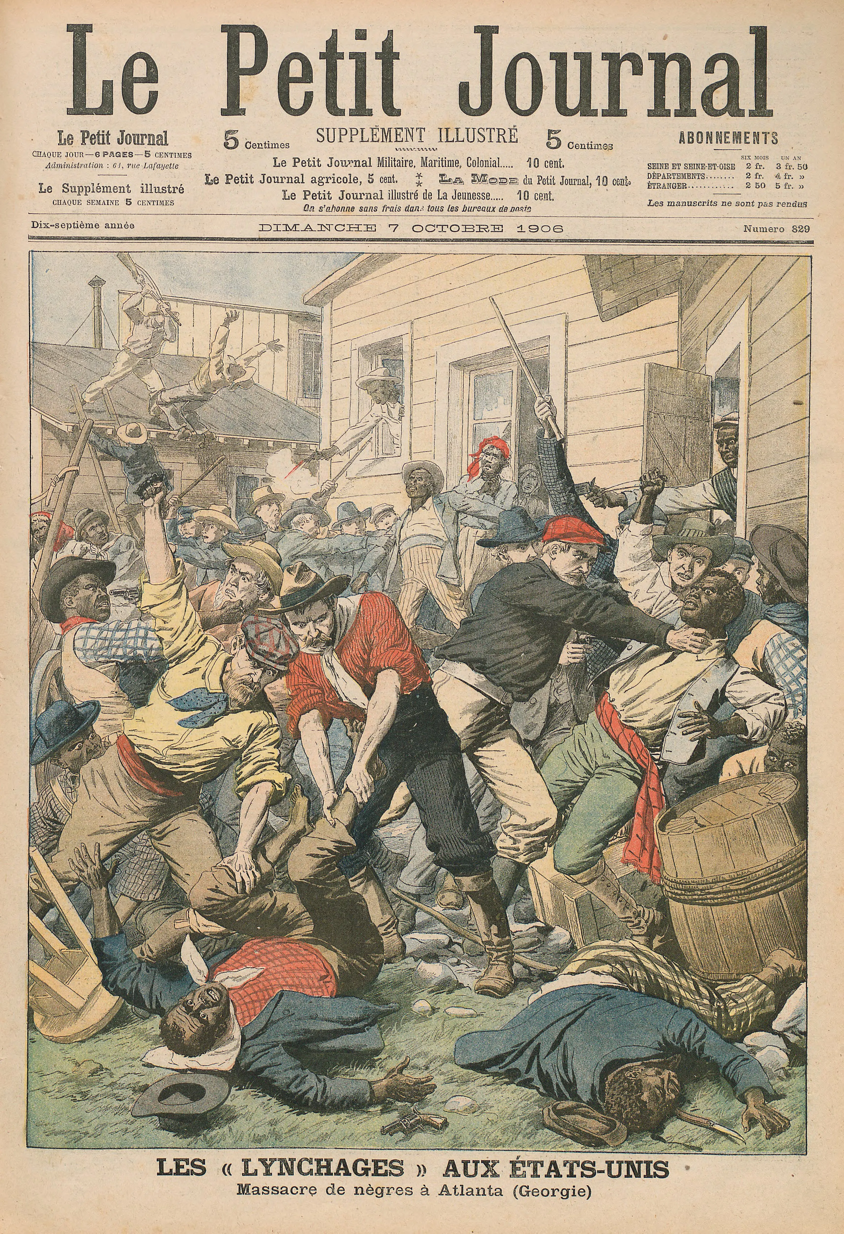 Le Petit Journal, Paris, October 7, 1906. Download the full-size file.